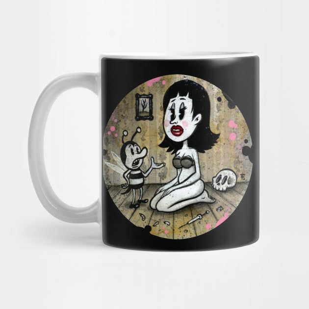 Moody Molly - A Vintage Creepy  Rubber Hose cartoon Graphic. by AtomicMadhouse